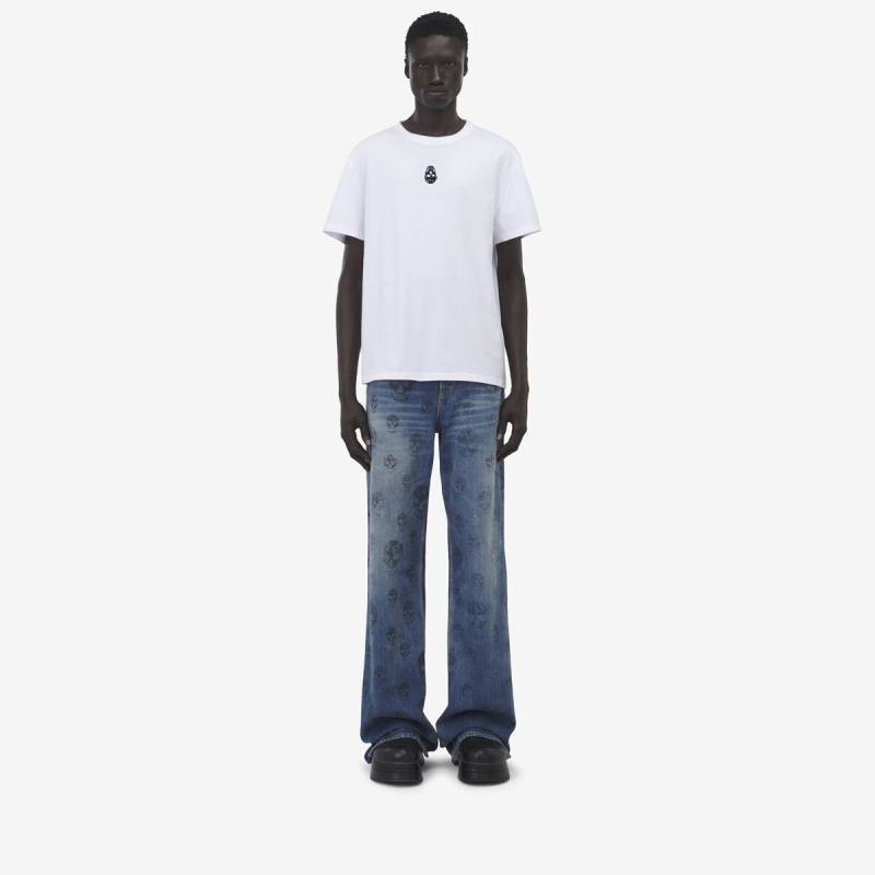 ALEXANDER MCQUEEN - Skull Baggy Jeans - Item 801177QYABC4308